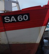 Boat in West Bay Harbour